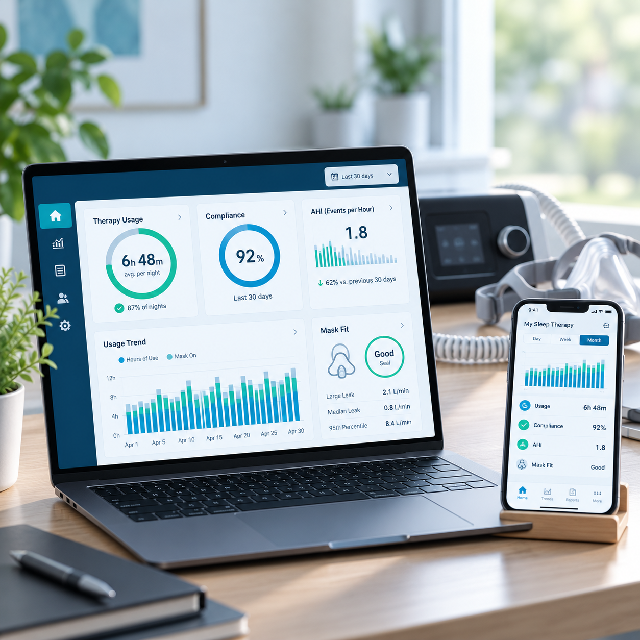 Compliance and patient monitoring workflow