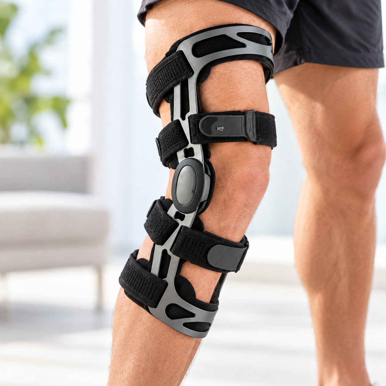 Orthopedic knee brace support